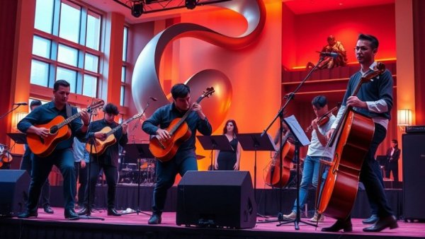 Global conversations Buenos Aires: musicians performing on stage