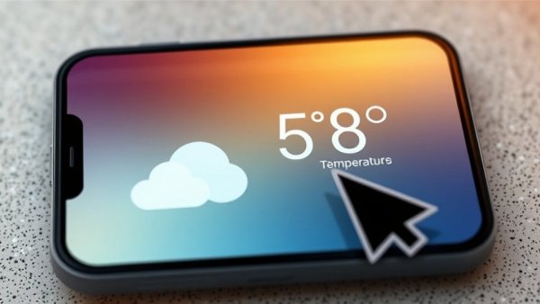 Gemini 3 Flash rapid prototyping of a minimalist weather app interface.
