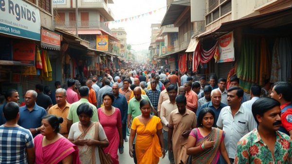 M23 Withdrawal in Uvira, bustling marketplace scene with people.