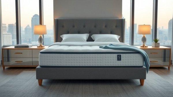 Best Hybrid Mattresses in a luxurious, serene bedroom setting
