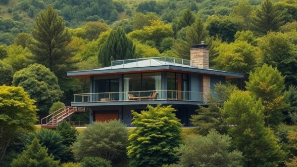 Big Island home renovation project nestled in lush greenery.