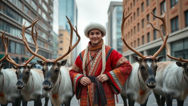 Sami culture music integration with modern rap and traditional elements.