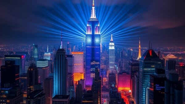 Transform your selfie into a whole light show with cityscape