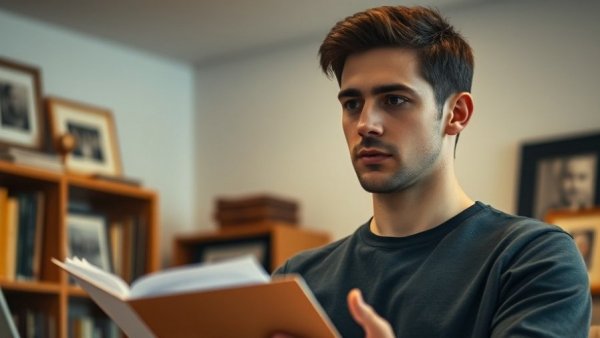 Discussion on why data breaches cost millions, young man with glasses.
