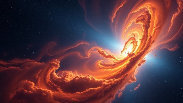 James Webb Space Telescope captures colorful nebula and stars.