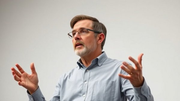 Stop chasing status: man delivers engaging lecture on status obsession.