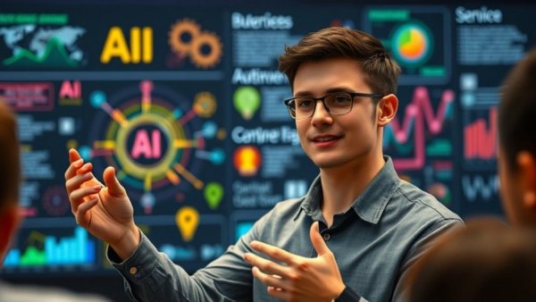 LLM-D AI Data Management presentation with animated diagrams.