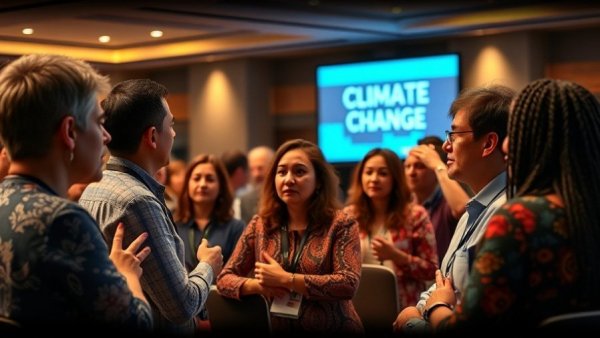 Diverse panel on moral crisis of climate change at TED Talk.