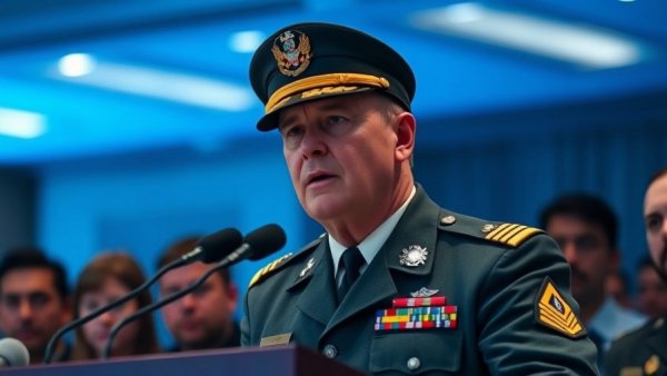 Military figure discussing U.S. overnight regime change in Venezuela.