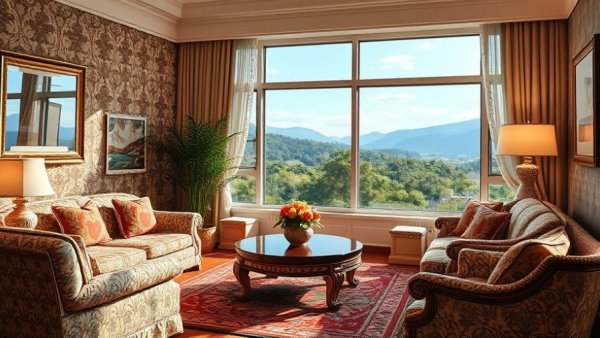 Cozy living room showcasing interior design trends for real estate.