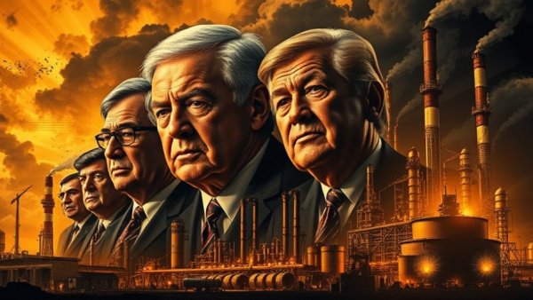 Venezuela oil wealth exploitation depicted in a dramatic montage