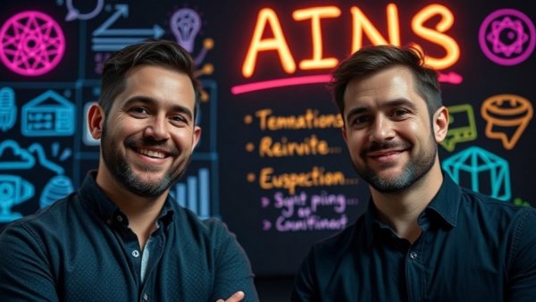 Think series video on prompt injection attacks with two men.