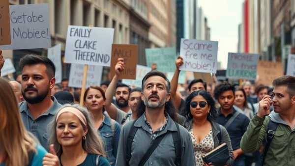 Protestors support striking NYC nurses in a city demonstration.