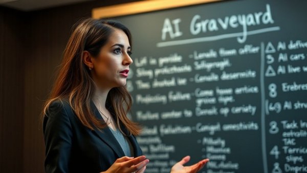 AI Graveyard Machine Learning Failures presentation with speaker and notes.