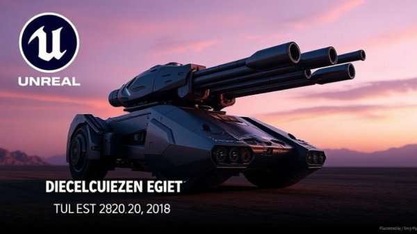 Promotional graphic for Physics Driven Control Rig Animation showcasing a futuristic vehicle with event details.