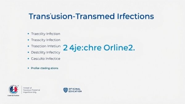 Presentation slide about transfusion-transmitted infections