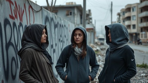 Discussion among women in Gaza amid ceasefire second phase.