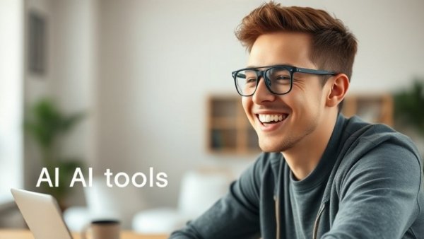 Young man smiling indoors, discussing best email app for productivity.