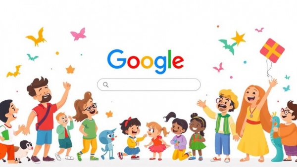 Colorful animated characters for AI Video Creation Kids interface.