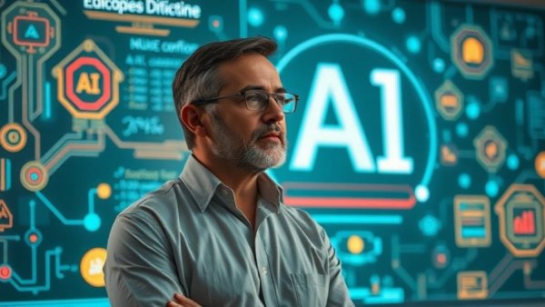 Educator discussing AI in education, related to AI policy and governance for Africa.