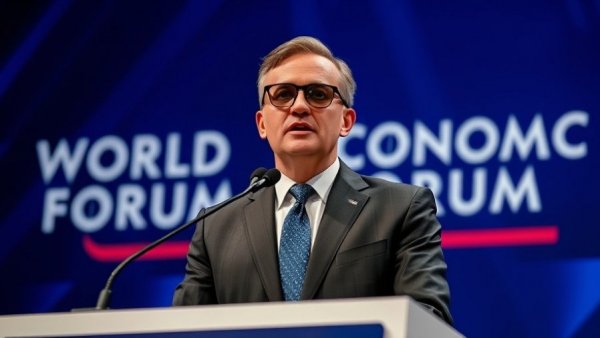 Confident speaker at economic forum, related to Africa Economic Protectionism