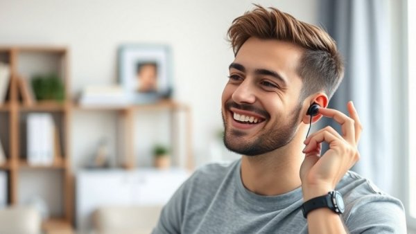 Casual young man smiling at home, Cohesive Shots in AI Filmmaking.