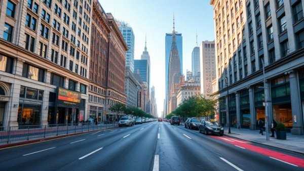 Google Accessibility Features for Kids showcasing a city road and landmarks.