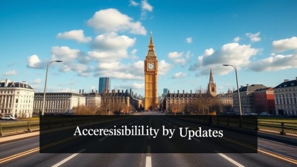 Latest Google Accessibility features for kids update with cityscape and Big Ben.