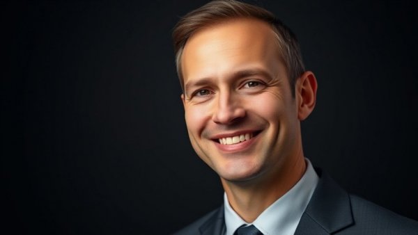 Portrait of a man in a suit with a dark background, FAA Funding for Airport Modernization