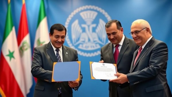 Egypt and Libya officials sign oil and gas cooperation MoU in formal setting.