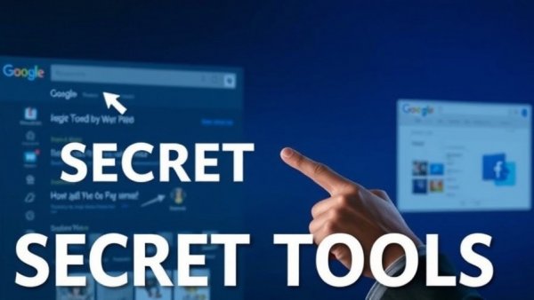 Engaging image of Google interface secret tools showcased.