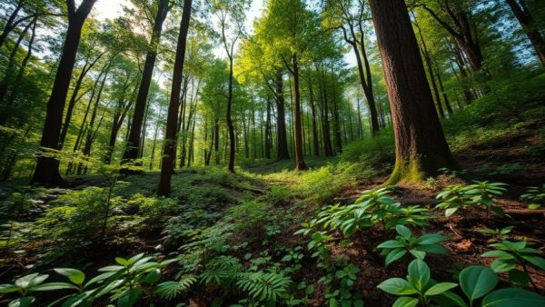 Serene forest scene highlighting small moments in nature for impactful video content.
