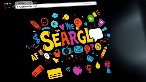 Creative AI tools for kids illustrated with playful doodles on a search page.