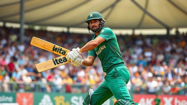 Boycott of T20 World Cup match action, Pakistani cricketer in match.