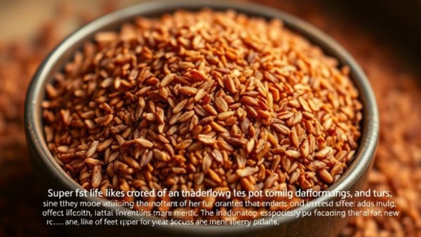 Close-up of grains in a bowl with text overlay, Sudan RSF blockade.