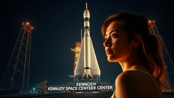 Artemis II launch delay, rocket at night with text overlay.