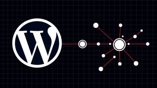 WordPress.com Claude Connector visual integration graphic