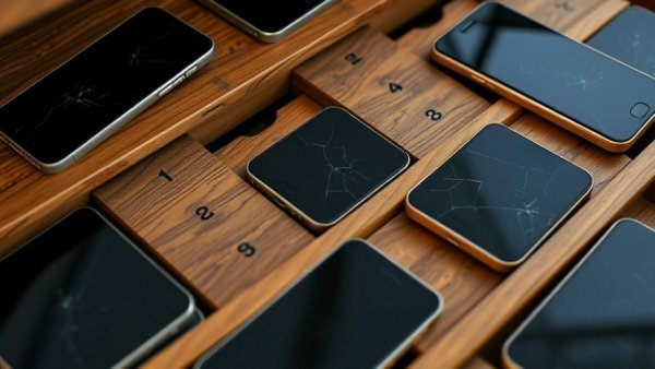 Smartphones stored in school, illustrating education laws banning phones.