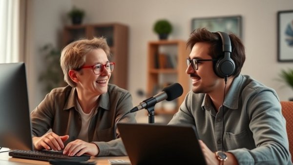 AI policy and governance for Africa discussion, virtual podcast with two speakers.