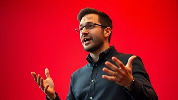 Expressive speaker gesturing; think twice before buying theme.