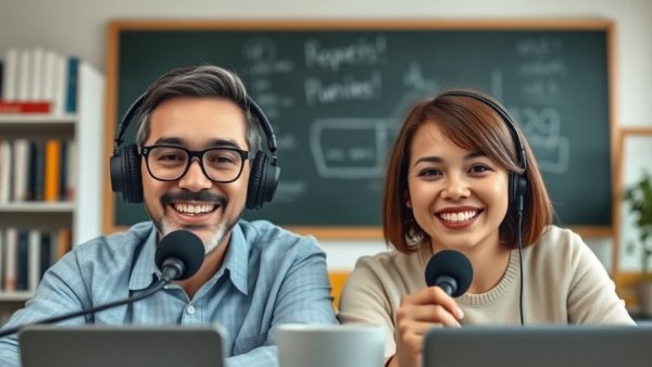 Virtual call between two speakers discussing Project Hail Mary and African Innovators.