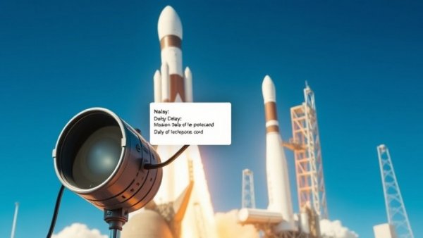 NASA Artemis Mission delay announcement with detailed rocket booster.
