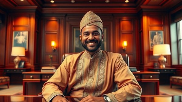 Osun PDP divided over Adeleke's re-election bid, a man in an office setting.