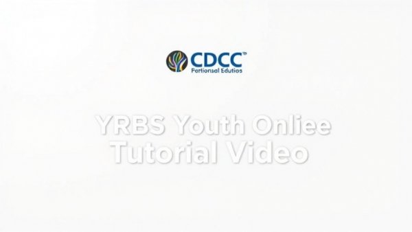 CDC logo with YRBS Youth Online Tutorial Video text