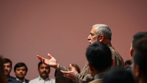 Speaker discusses Ancestral Intelligence in AI Ethics on stage.