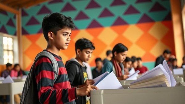 Youth candidates in Nepal elections, young voters engaged.