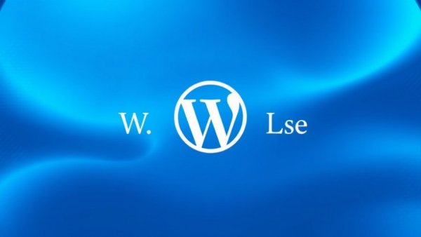 WordPress Security logo and shield on blue gradient background.