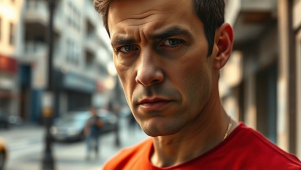 Close-up of a man expressing concern outdoors, highlighting closure of Rafah crossing.