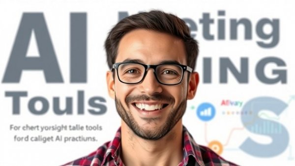 Claude Cowork AI Marketing Transformation promotional image with smiling man and icons.