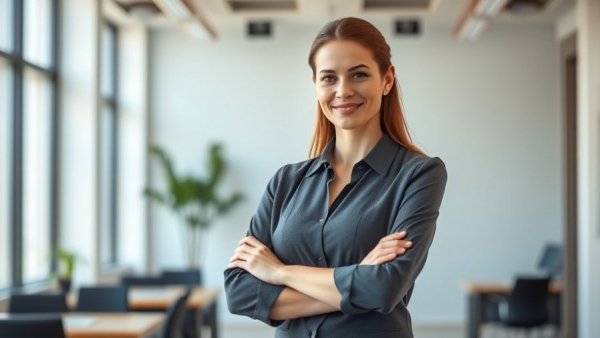 Dr. Marian Croak in a modern office setting.